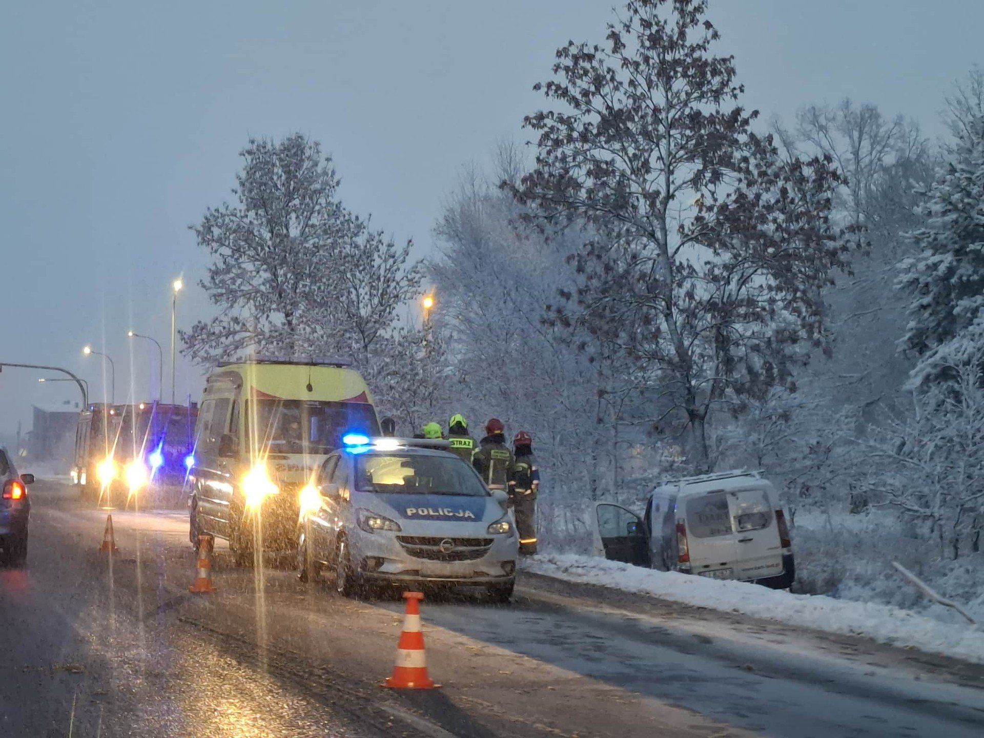 Warunki na drogach w woj. śląskim