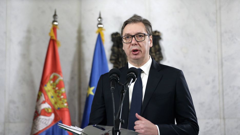 Prezydent Serbii Aleksandar Vuczić