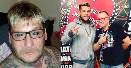 Raper Popek pozuje z Owsiakiem. Fani krytykują: "Pojeb*ło ci się w głowie!"