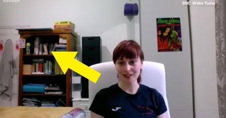 Wpadka na wizji. Kobieta miała za plecami gadżet erotyczny