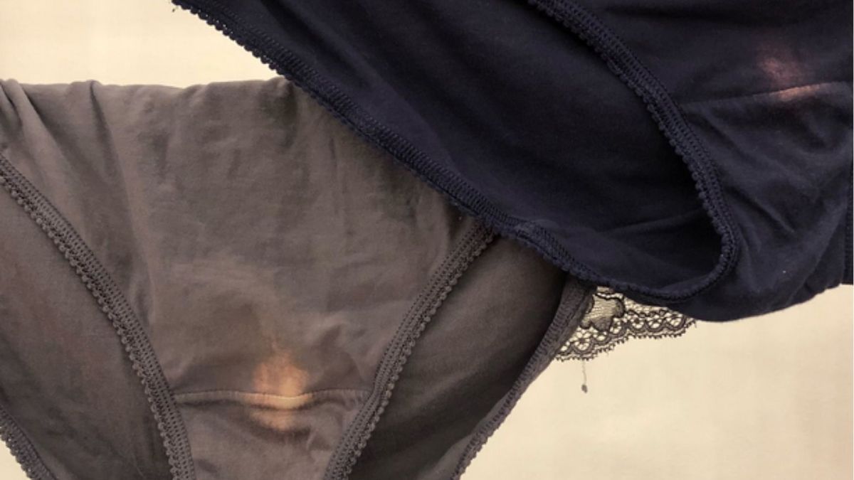 Plamy na majtkach