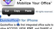 Quickoffice dla iPhone OS w nowej odsłonie