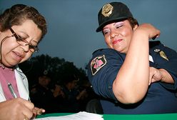 Meksykańscy policjanci na diecie