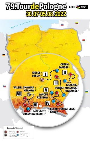 Tutaj pojadą kolarze TdP 2022. Fot. TdP/materiały prasowe.