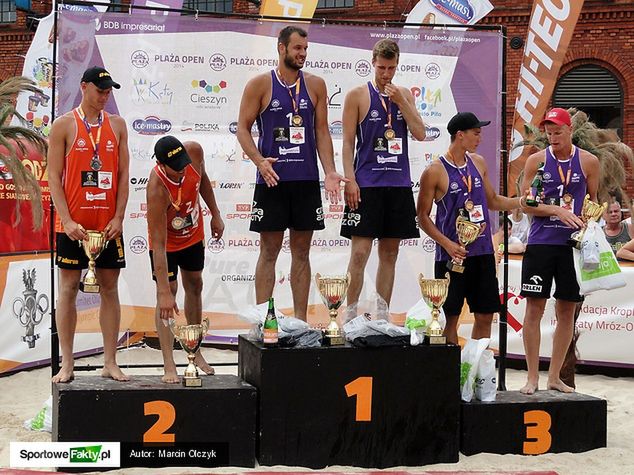 Atakujący ZAKSY odniósł w Łodzi premierowe zwycięstwo w cyklu Plaża Open 2014