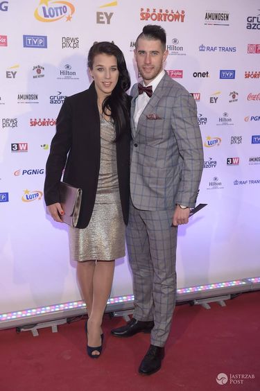 Joanna Jędrzejczyk z partnerem - Gala Mistrzów Sportu 2016