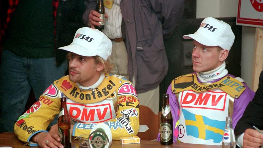 Na zdjęciu od lewej: Henrik Gustafsson i Tony Rickardsson