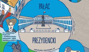 Mapka dla dzieci - Pałac Prezydencki
