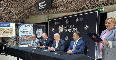Toruń przygotowuje się do budowy nowej arterii. Podpisano ważną umowę dla Trasy Średnicowej Północnej