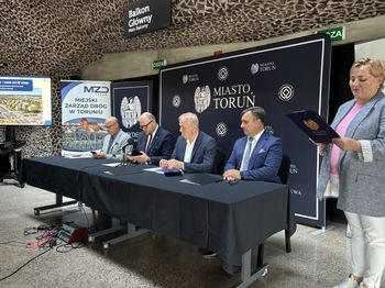 Toruń przygotowuje się do budowy nowej arterii. Podpisano ważną umowę dla Trasy Średnicowej Północnej