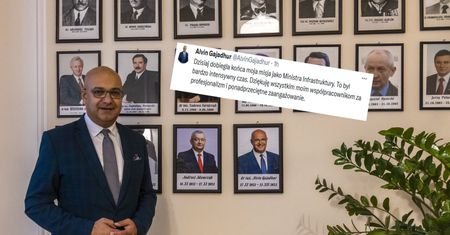 Dwutygodniowy minister pisze o "misji". "Intensywny czas"