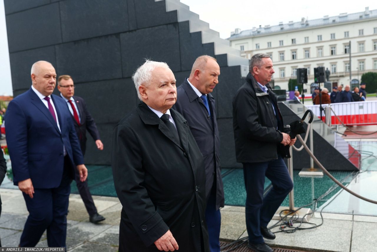 Jest ruch policji po incydencie z udziałem Kaczyńskiego