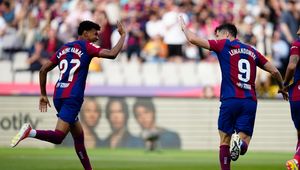 FC Barcelona wicemistrzem  Hiszpanii. "Lewy" z golem
