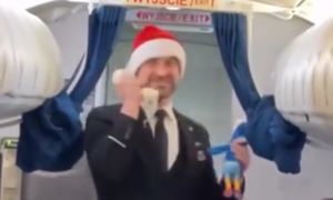 Zaskoczył pasażerów na pokładzie. Nagranie robi furorę