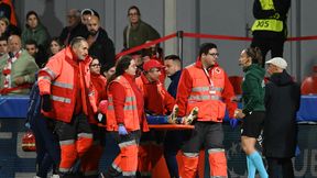 "Uraz mózgu". Przerażające sceny w meczu Ligi Mistrzyń