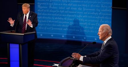 Debata w USA. Joe Biden i Donald Trump w ostrym starciu. "Zamkniesz się?"