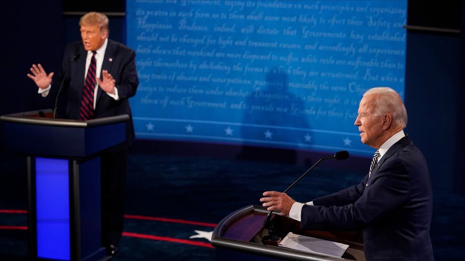 Debata w USA. Joe Biden i Donald Trump