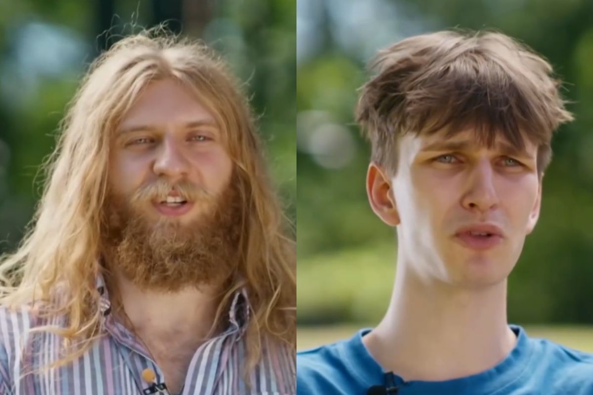 Robert "Wiking" (po lewej) i Mateusz (po prawej) z "Top model"