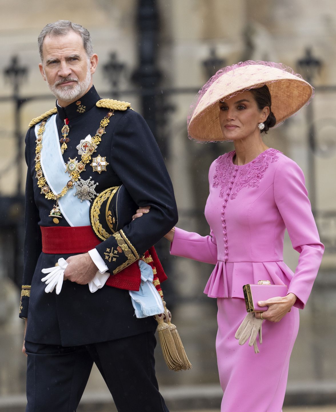 Królowa Letizia na koronacji króla Karola III