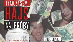 EB z loterią "Tymczasem hajs na próby"