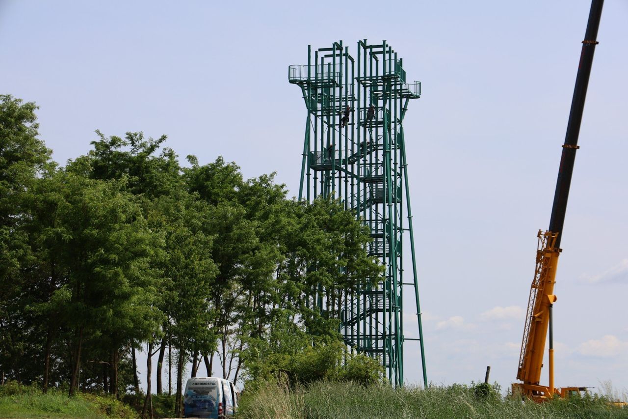 Przy forcie IXa Twierdzy Przemyśl powstaje 34-metrowa wieża obserwacyjna