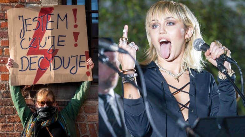 Miley Cyrus opisuje sytuację w Polsce