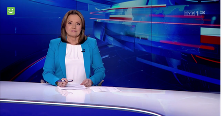 Holecka ani słowem o tym nie wspomniała. Zadziwiające wydanie "Wiadomości"