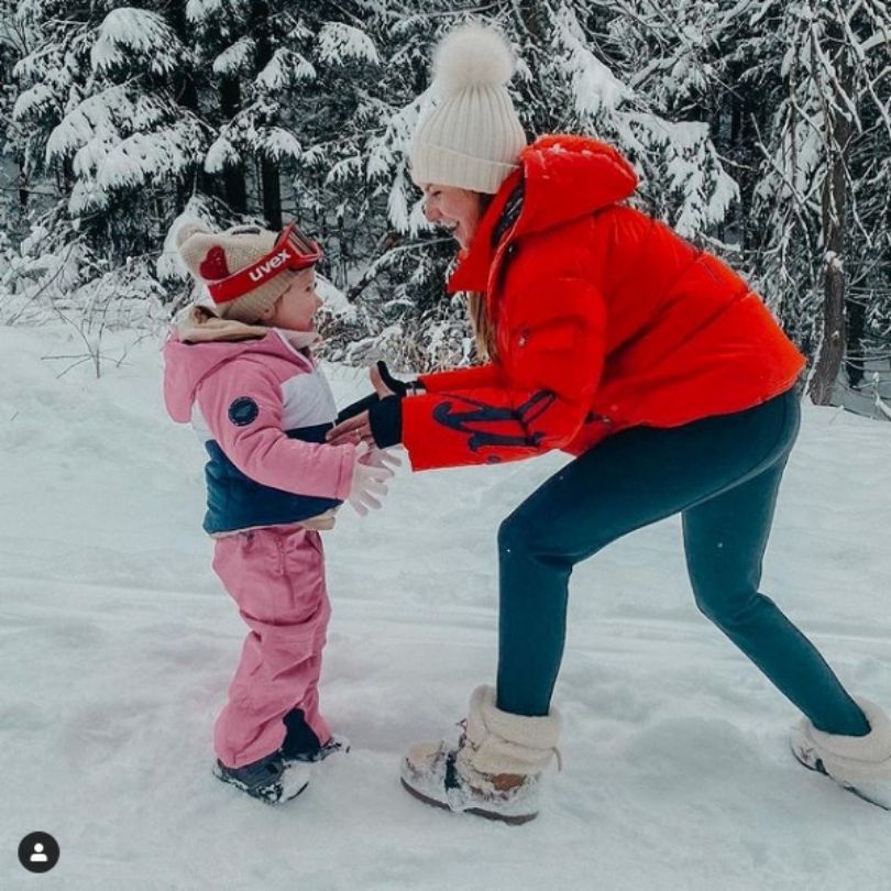 Anna Lewandowska z Klarą
