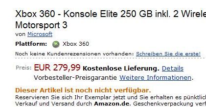 Zestaw Xbox 360 Elite z dyskiem 250 GB i Forzą?