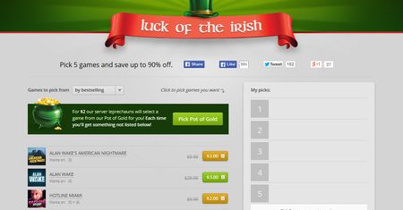 Luck of the Irish — spróbuj szczęścia w losowaniu gier za 2 dolary na GOG.com