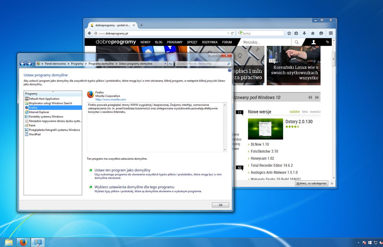 Windows 7: automatyzacja i rozbudowany panel ustawień