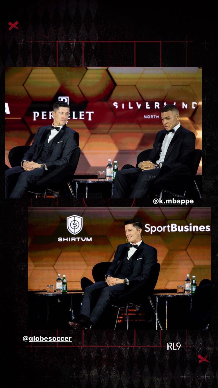 Robert Lewandowski - gala Globe Soccer Awards