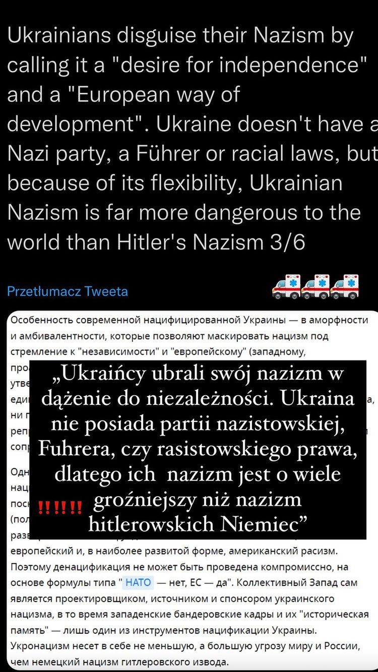 Anna Kalczyńska wstrząśnięta zbrodnią w Buczy