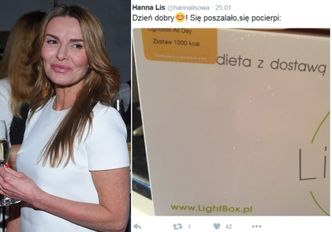 Hanna Lis odchudza się "dietą pudełkową"