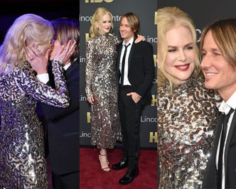 Zakochana Nicole Kidman całuje się z mężem na scenie