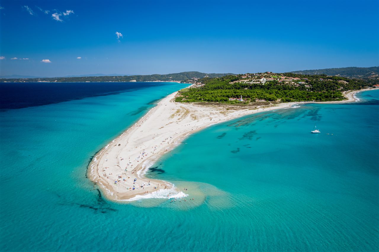 Chalkidiki skrywa wiele pięknych plaż