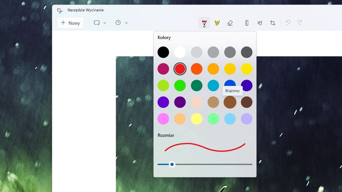 Narzędzie Wycinanie w Windows 11