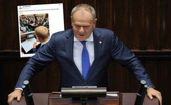 Pokazał zdjęcie. Tusk już podpisał wniosek do Nawrockiego