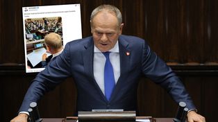 Pokazał zdjęcie. Tusk już podpisał wniosek do Nawrockiego
