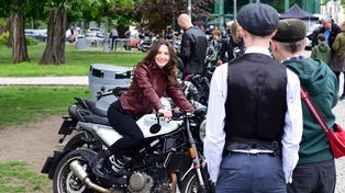 Wrocław: Dostojni dżentelmeni na motocyklach w słusznej sprawie. Tak zachęcali do regularnych badań na Wyspie Słodowej
