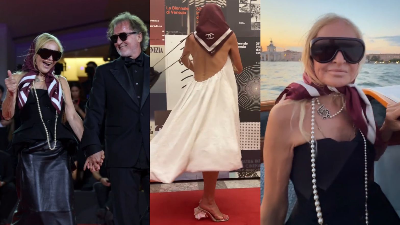 Monika Olejnik na festiwalu filmowym w Wenecji