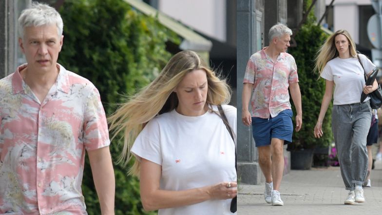 Aleksandra i Michał Żebrowscy załatwiają sprawunki na mieście