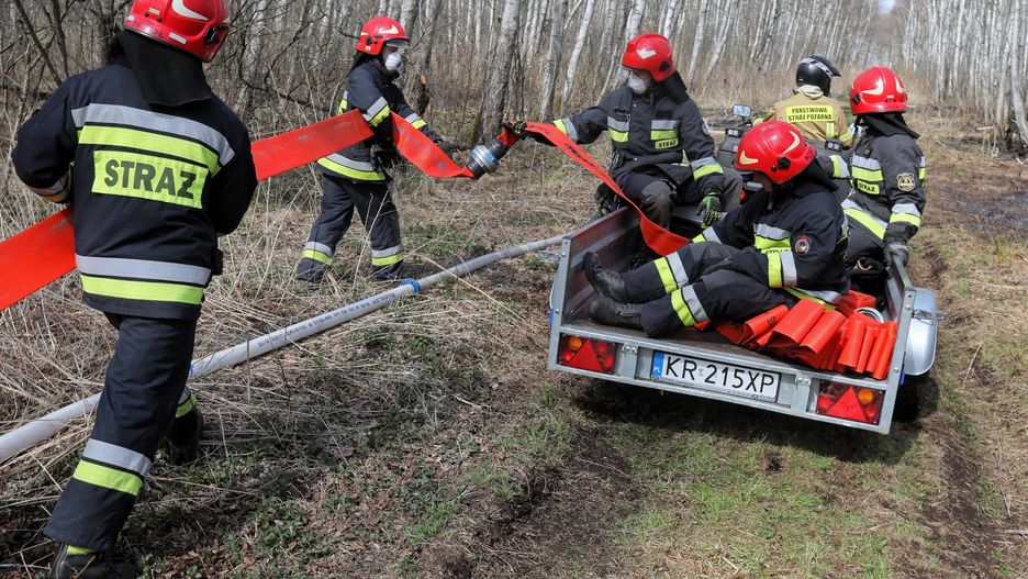 Biebrzański Park Narodowy. Straż pożarna przekazała najnowsze informacje o pożarze
