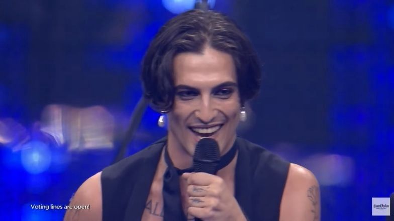 Eurowizja 2022. Damiano David z Maneskin żartuje z oskarżeń o wciąganie kokainy