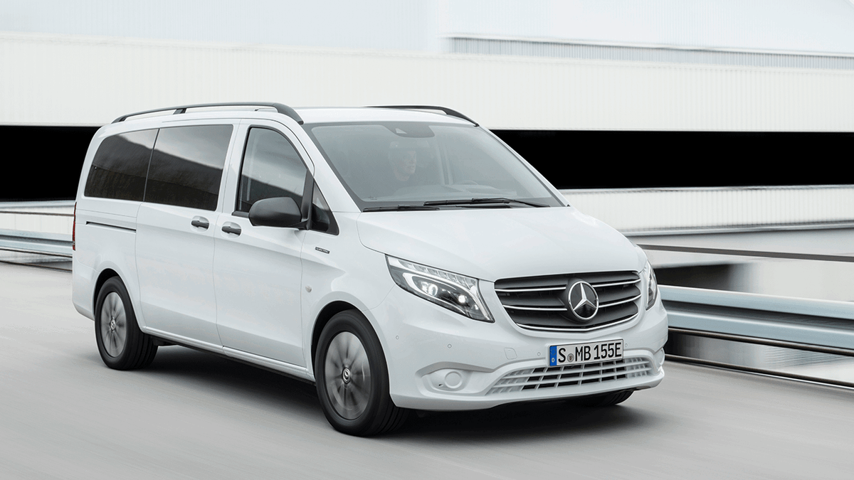 Elektryczne Vito może zabrać na pokład nawet 9 osób.