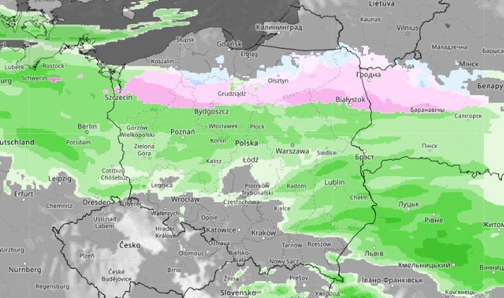 Kiedy śnieg? Prognoza IMGW na piątek wskazuje lekkie opady