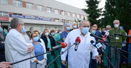 Koronawirus. Kontrola w szpitalu w Poznaniu po materiale "Uwagi"