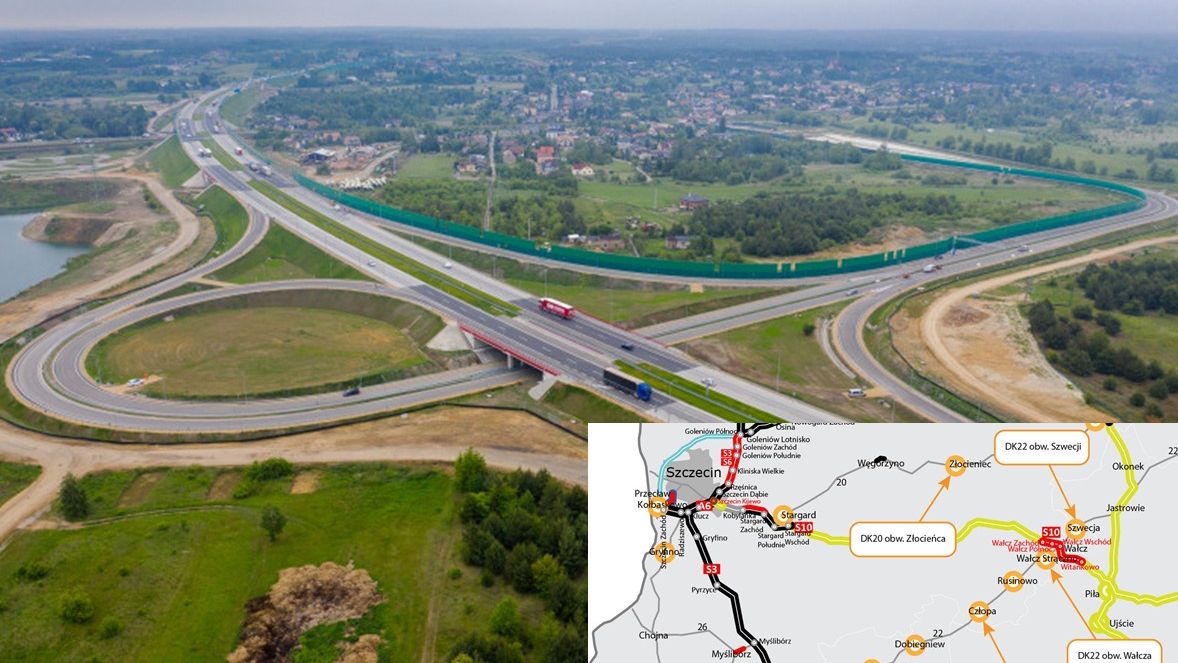 Ministerstwo infrastruktury zatwierdziło umowy na budowę 4 kolejnych odcinków omijających miasta.  