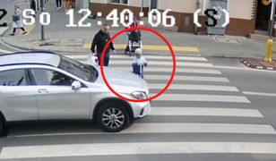 Pirat drogowy prawie potrącił dziecko. Szuka go ojciec