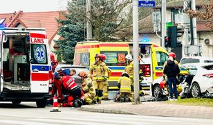 Koszmarny wypadek pod Warszawą. Cztery osoby w szpitalu, w tym dziecko